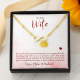 Infinity Bracelet with Circle Charms