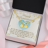 Infinity Bracelet with circle charms