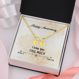 Infinity Bracelet with circle charms