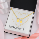 Infinity Bracelet with Circle Charms - Valentines