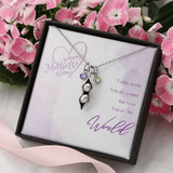 Peas in a pod necklace