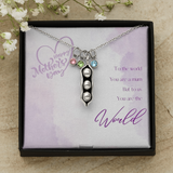 Peas in a pod necklace