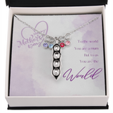 Peas in a pod necklace