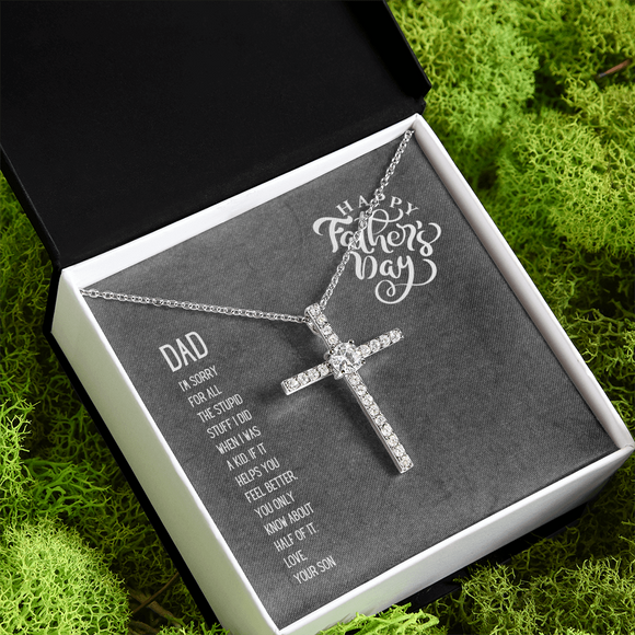 CZ Cross Necklace
