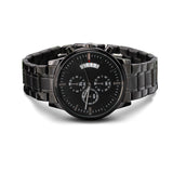 TO MY HUSBAND - Black Chronograph Watch