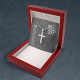 Cross Necklace with ball chain