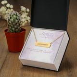 Horizontal bar necklace - Roman Numerals