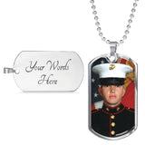 CUSTOM DOG TAG AND CHAIN