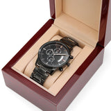 MY MAN - Black Chronogragh Watch