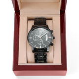 MY MAN - Black Chronogragh Watch