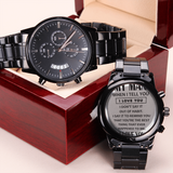 MY MAN - Black Chronogragh Watch