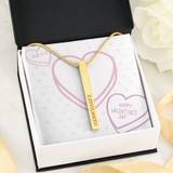 Roman Numerals Vertical Bar - Valentines