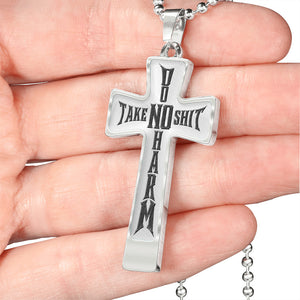 DNHTNS LUXURY CROSS WITH MILITARY BALL CHAIN