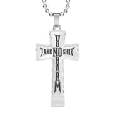 DNHTNS LUXURY CROSS WITH MILITARY BALL CHAIN