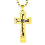 DNHTNS LUXURY CROSS WITH MILITARY BALL CHAIN