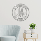 SPLIT FAMILY NAME - Steel Sign