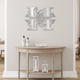 SPLIT FAMILY NAME - Steel Sign