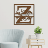 SPLIT FAMILY NAME - Steel Sign