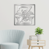 SPLIT FAMILY NAME - Steel Sign