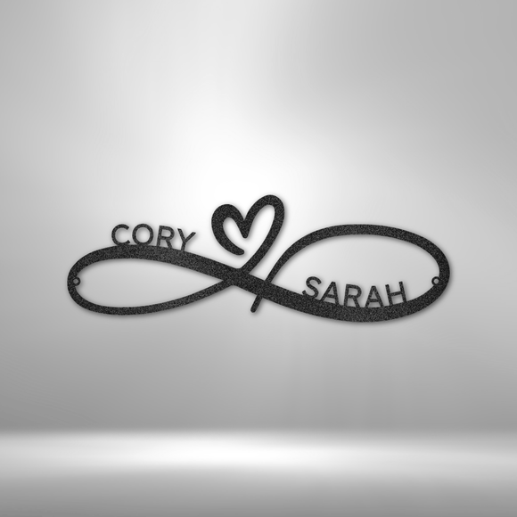 INITIAL COUPLES - Steel Sign
