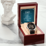 MENS OPENWORK WATCH
