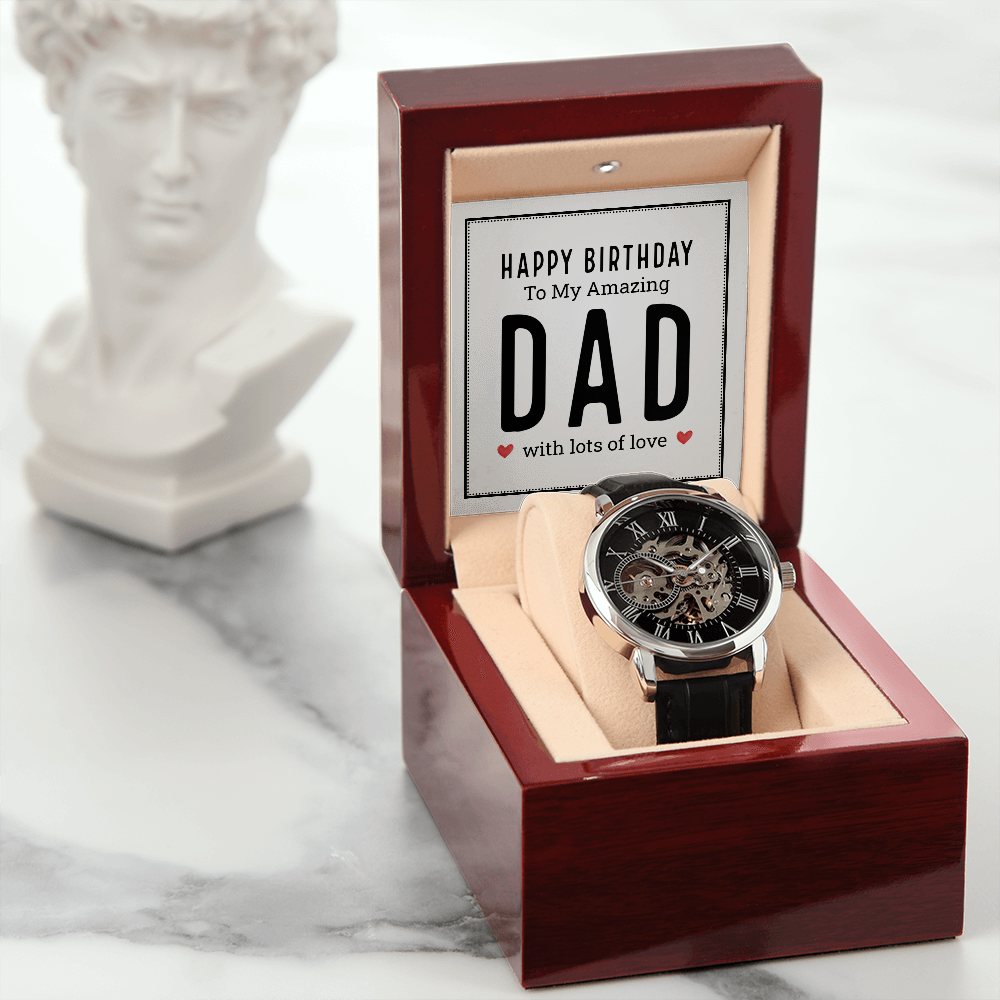 MENS OPENWORK WATCH