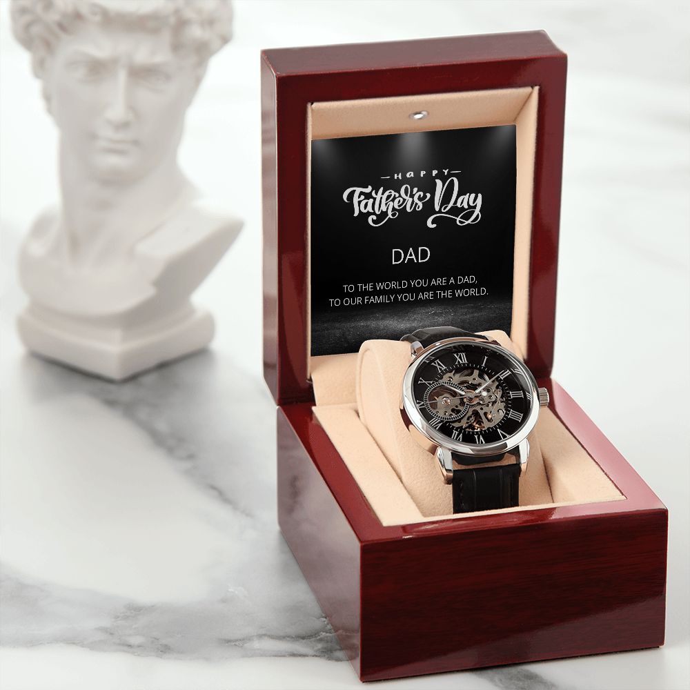 MENS OPENWORK WATCH