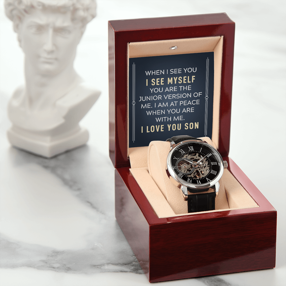 MENS OPENWORK WATCH