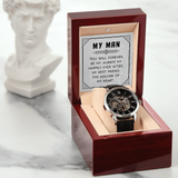 MENS OPENWORK WATCH