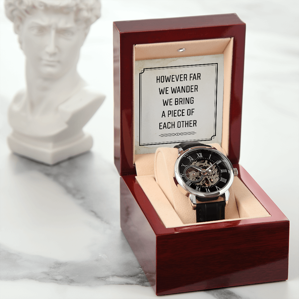 MENS OPENWORK WATCH