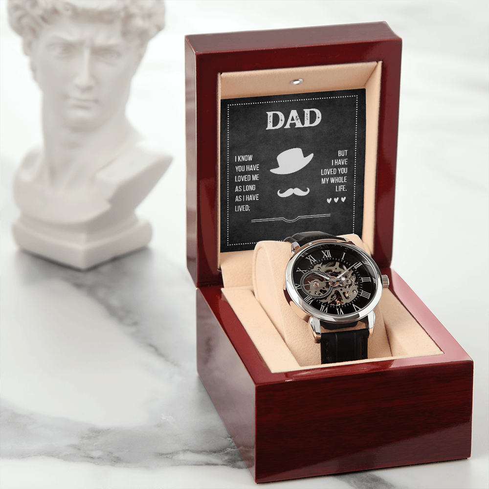 MENS OPENWORK WATCH