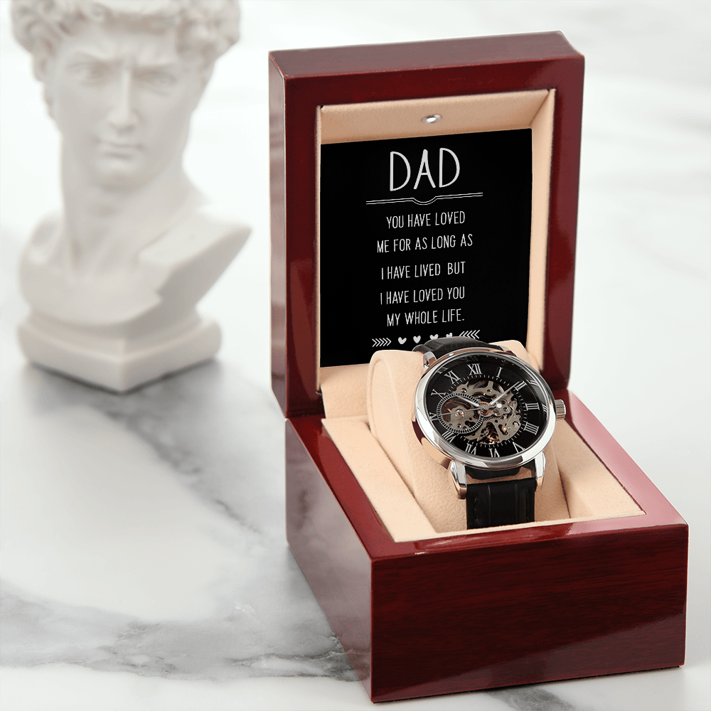 MENS OPENWORK WATCH