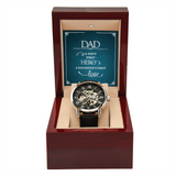 MENS OPENWORK WATCH