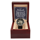 MENS OPENWORK WATCH