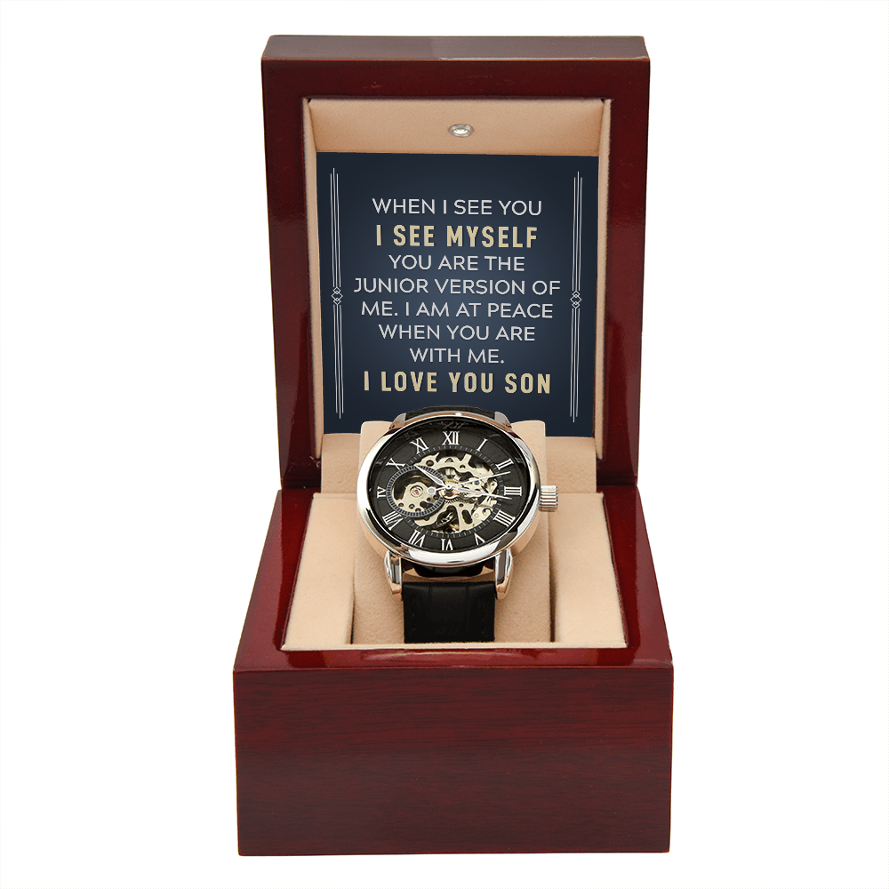 MENS OPENWORK WATCH