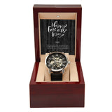 MENS OPENWORK WATCH