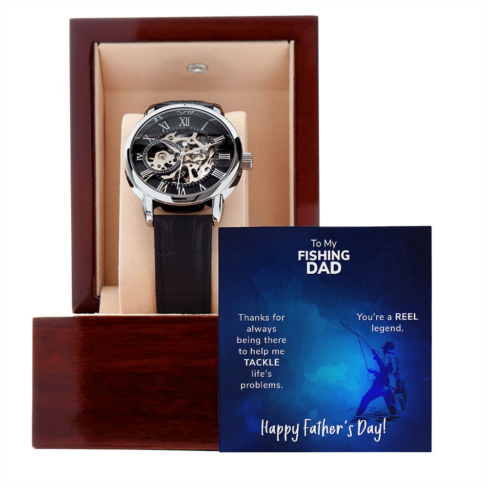 MENS OPENWORK WATCH