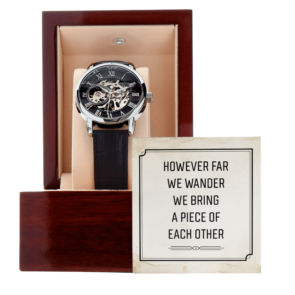 MENS OPENWORK WATCH