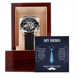 MENS OPENWORK WATCH
