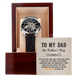 MENS OPENWORK WATCH