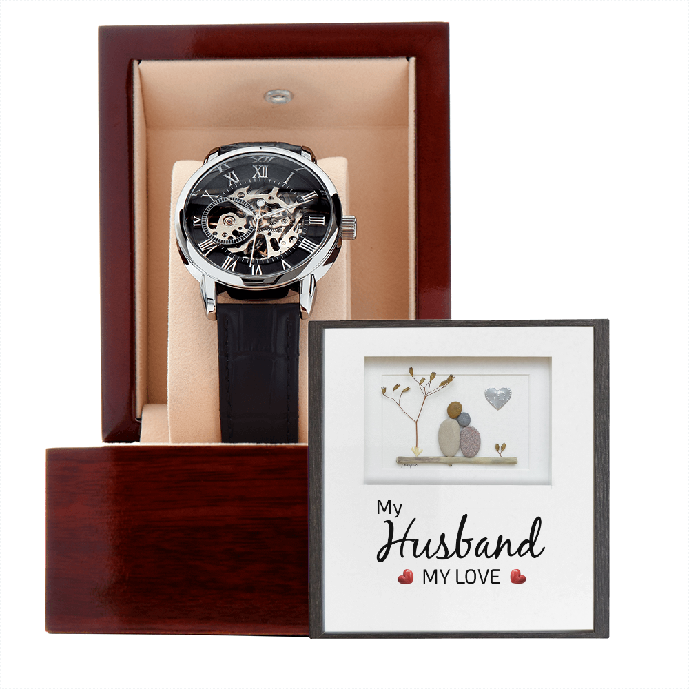 MENS OPENWORK WATCH