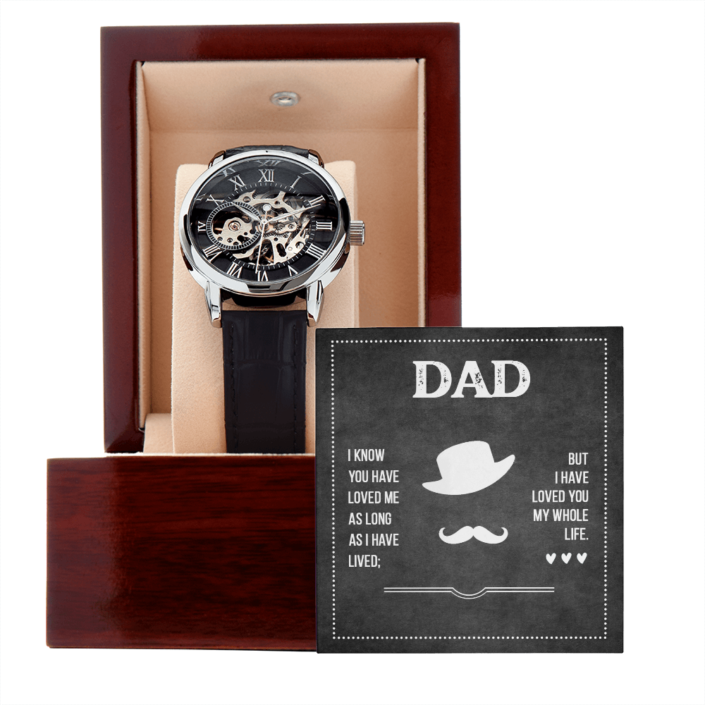 MENS OPENWORK WATCH