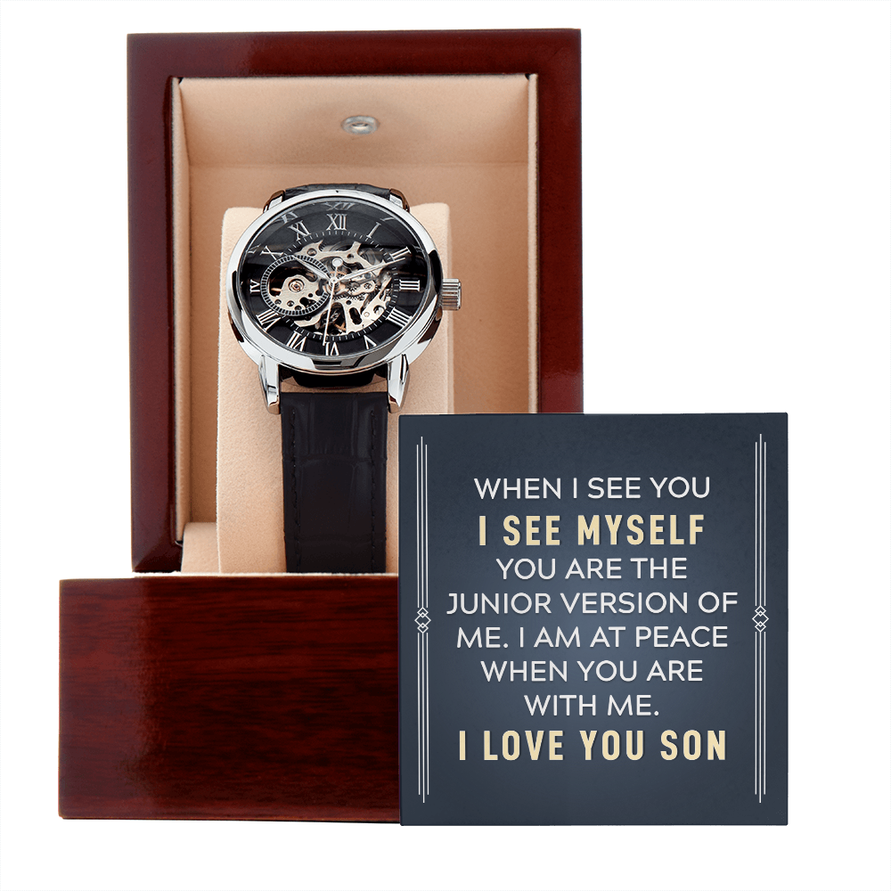 MENS OPENWORK WATCH