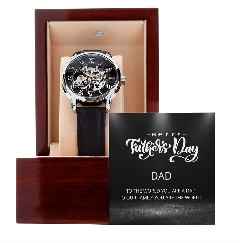 MENS OPENWORK WATCH