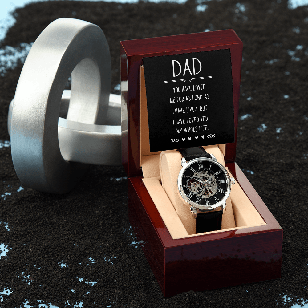 MENS OPENWORK WATCH