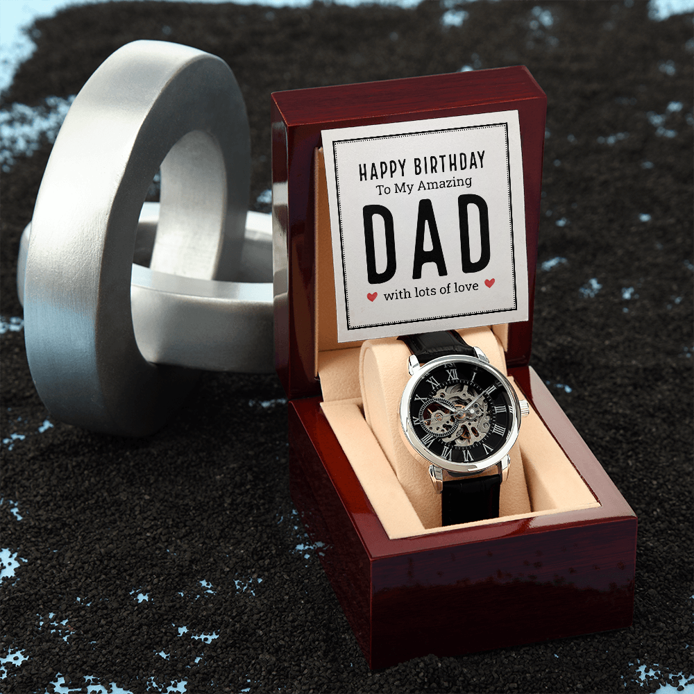 MENS OPENWORK WATCH