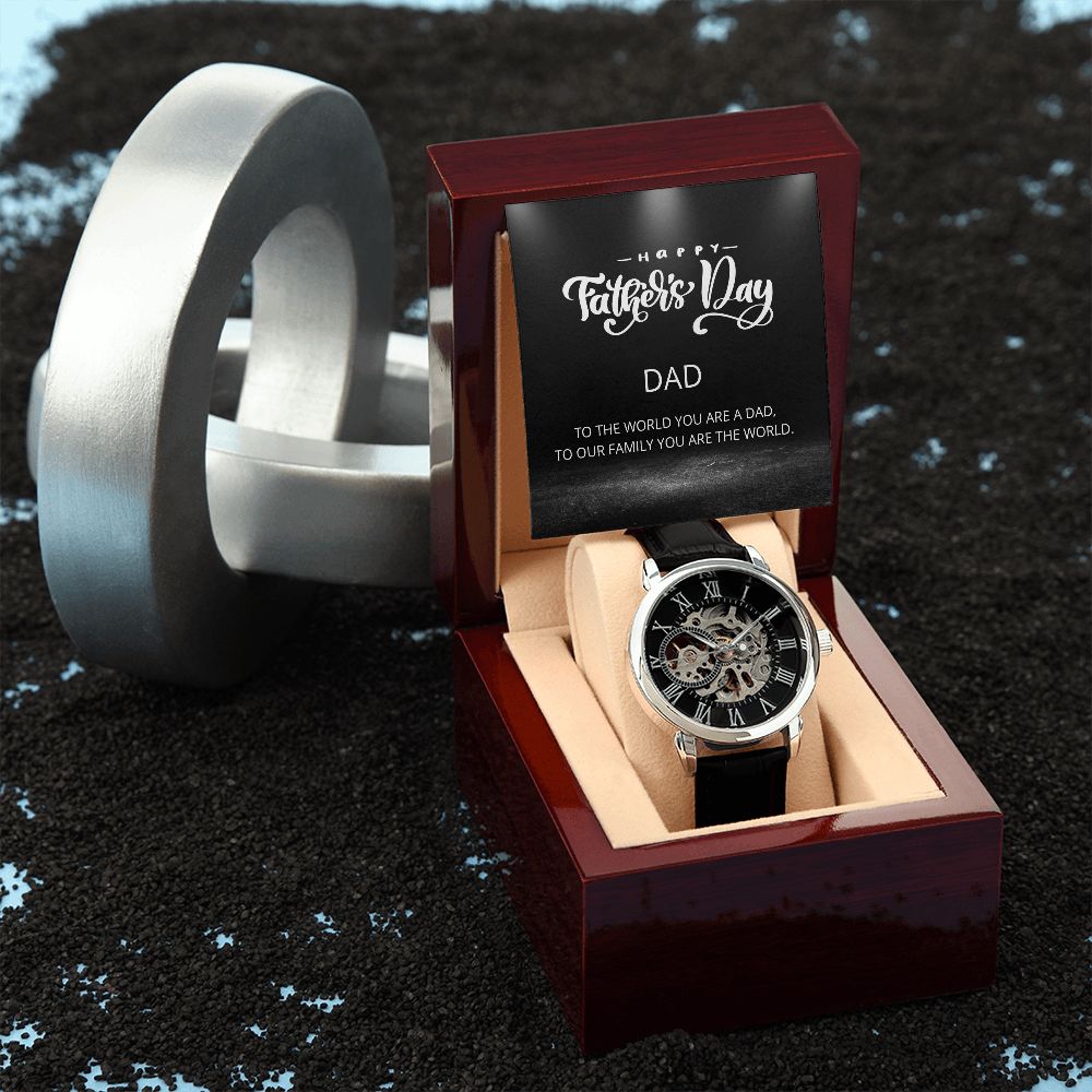 MENS OPENWORK WATCH