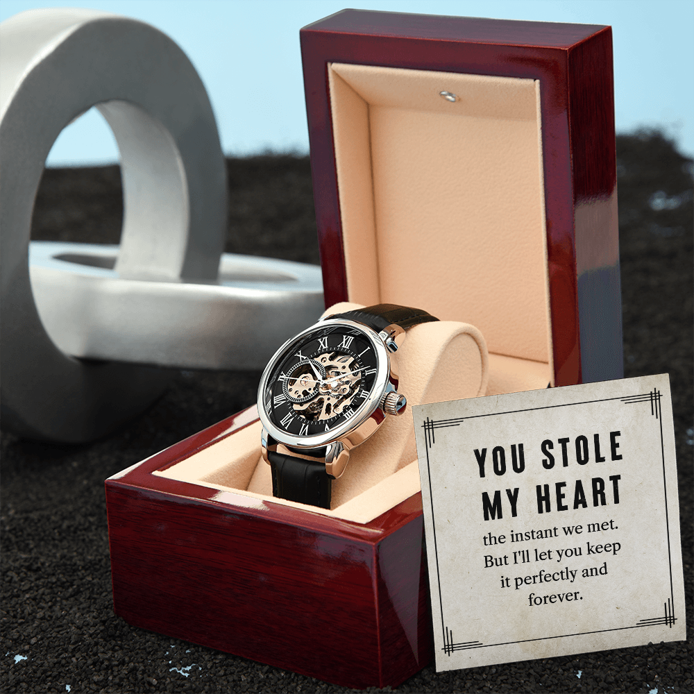 MENS  OPENWORK WATCH