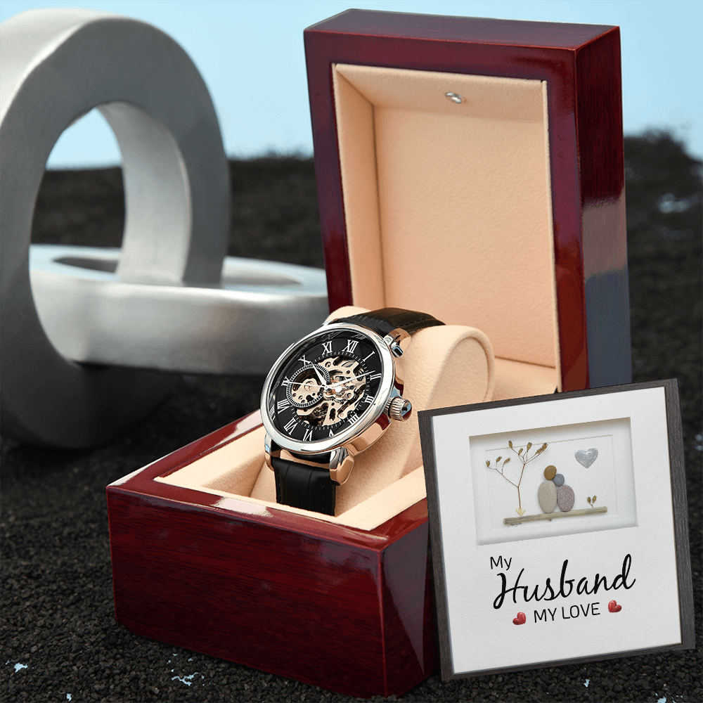 MENS OPENWORK WATCH