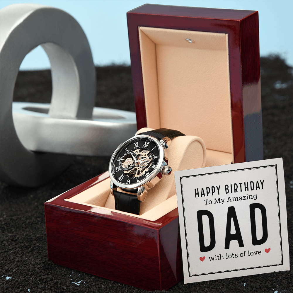 MENS OPENWORK WATCH